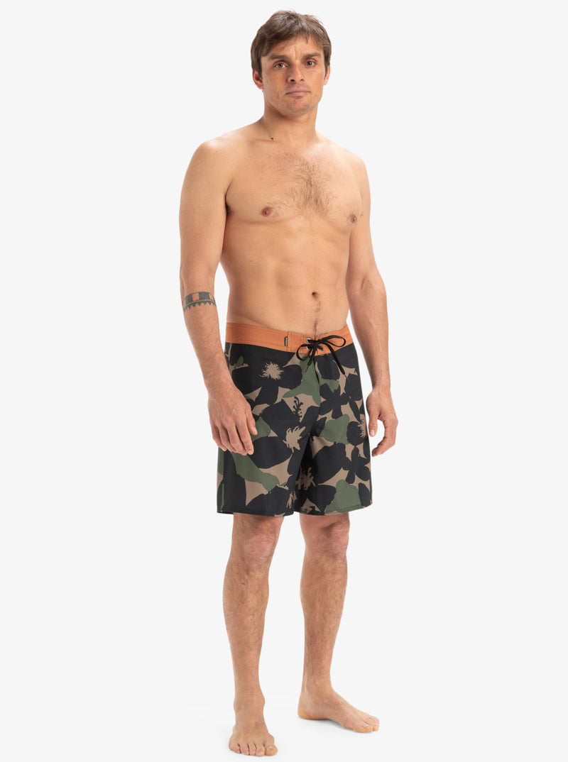 Load image into Gallery viewer, Quiksilver Men&#39;s Surfsilk Leg 18&quot; Board Shorts Grape Leaf Handtman EQYBS04889_CRE6
