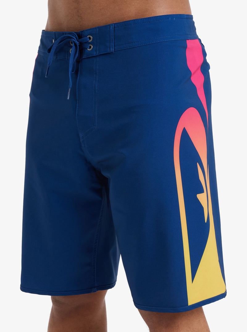 Load image into Gallery viewer, Quiksilver Men&#39;s Surfilk Holmes 20&quot; Board Shorts Estate Blue Holmes EQYBS04893_BSW6
