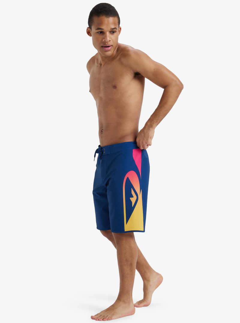 Load image into Gallery viewer, Quiksilver Men&#39;s Surfilk Holmes 20&quot; Board Shorts Estate Blue Holmes EQYBS04893_BSW6

