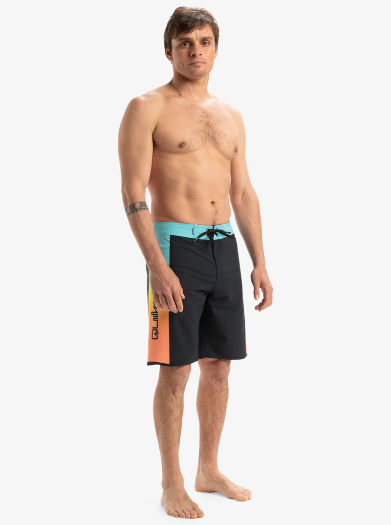 Load image into Gallery viewer, Quiksilver Men&#39;s Surfilk Holmes 20&quot; Board Shorts Black Holmes EQYBS04893_KVJ6
