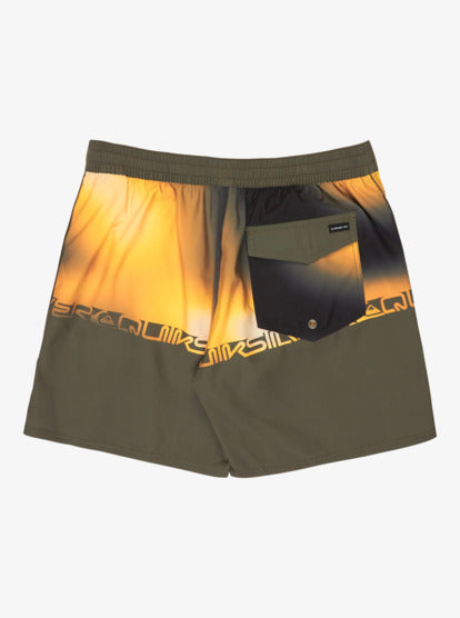 Quiksilver Men's Everyday 16'' Swim Shorts Grape Leaf Wordblock EQYBS04897-CRE6
