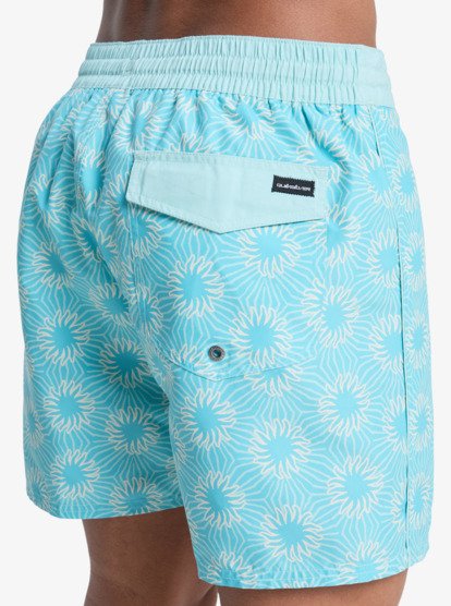 Quiksilver Men's Everyday Half Jam 16'' Swim Shorts Aqua Ocean Mayhem EQYBS04897-BJK7