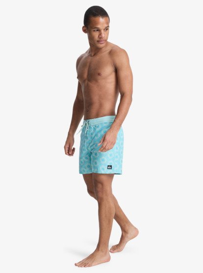 Load image into Gallery viewer, Quiksilver Men's Everyday Half Jam 16'' Swim Shorts Aqua Ocean Mayhem EQYBS04897-BJK7
