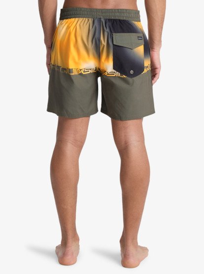 Load image into Gallery viewer, Quiksilver Men's Everyday 16'' Swim Shorts Grape Leaf Wordblock EQYBS04897-CRE6
