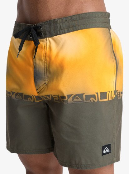 Load image into Gallery viewer, Quiksilver Men's Everyday 16'' Swim Shorts Grape Leaf Wordblock EQYBS04897-CRE6
