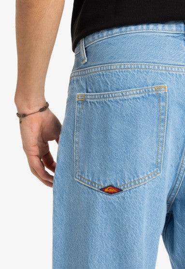 Quiksilver Men's Baggy Denim Jeans Indigo Light EQYDP03498_BFBW