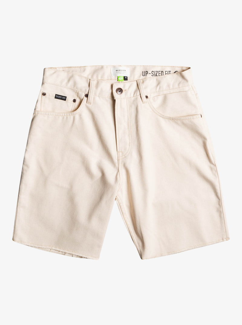 Load image into Gallery viewer, Quiksilver Men&#39;s Up Size Natural Short Denim Antique White EQYDS03101-WCL0
