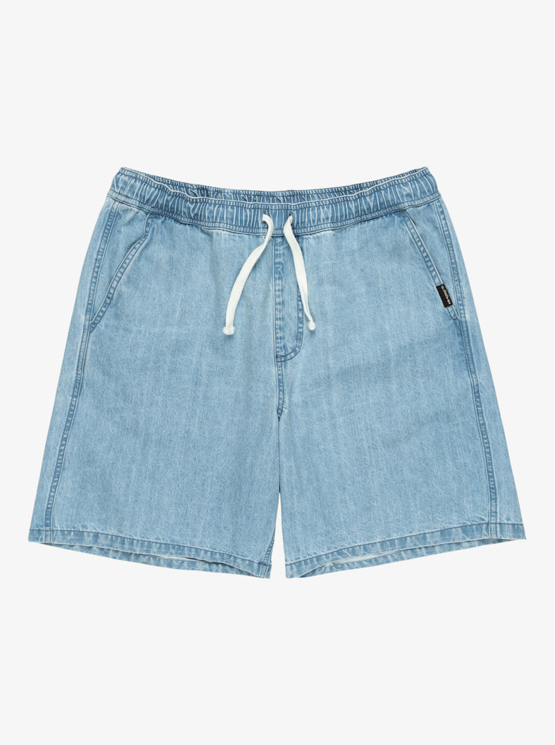 Load image into Gallery viewer, Quiksilver Men&#39;s Taxer Denim Shorts 2001 Stone Wash EQYDS03113-BSP0
