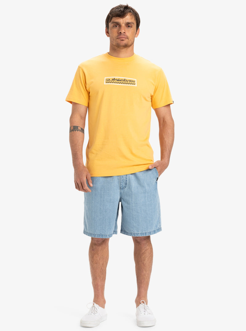 Load image into Gallery viewer, Quiksilver Men&#39;s Taxer Denim Shorts 2001 Stone Wash EQYDS03113-BSP0
