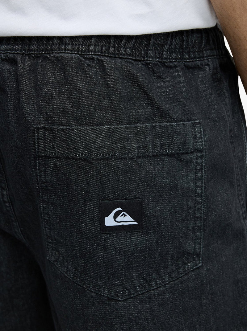 Load image into Gallery viewer, Quiksilver Men's Taxer Denim Shorts Black EQYDS031130-KVJ0
