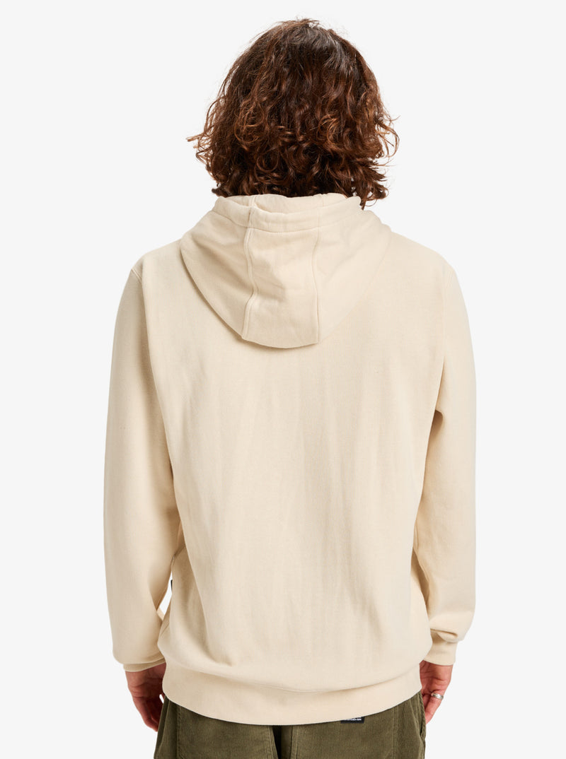 Load image into Gallery viewer, Quiksilver Men&#39;s Comp Logo Hoodie Bone White EQYFT05053_WBS0
