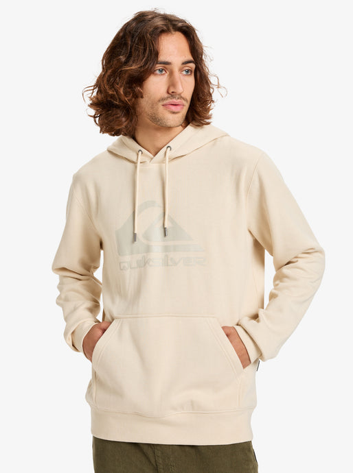 Quiksilver Men's Comp Logo Hoodie Bone White EQYFT05053_WBS0