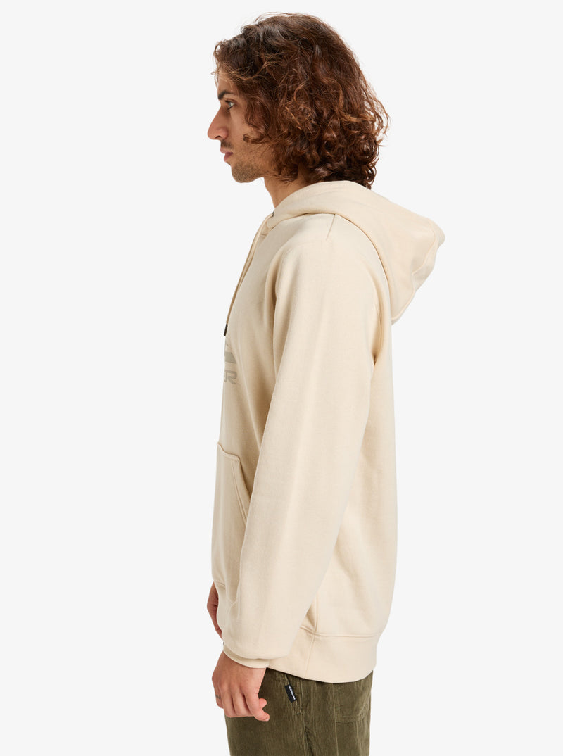 Load image into Gallery viewer, Quiksilver Men&#39;s Comp Logo Hoodie Bone White EQYFT05053_WBS0
