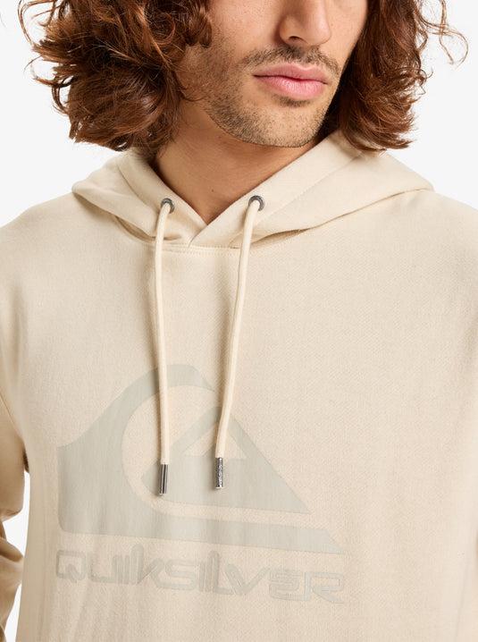 Quiksilver Men's Comp Logo Hoodie Bone White EQYFT05053_WBS0