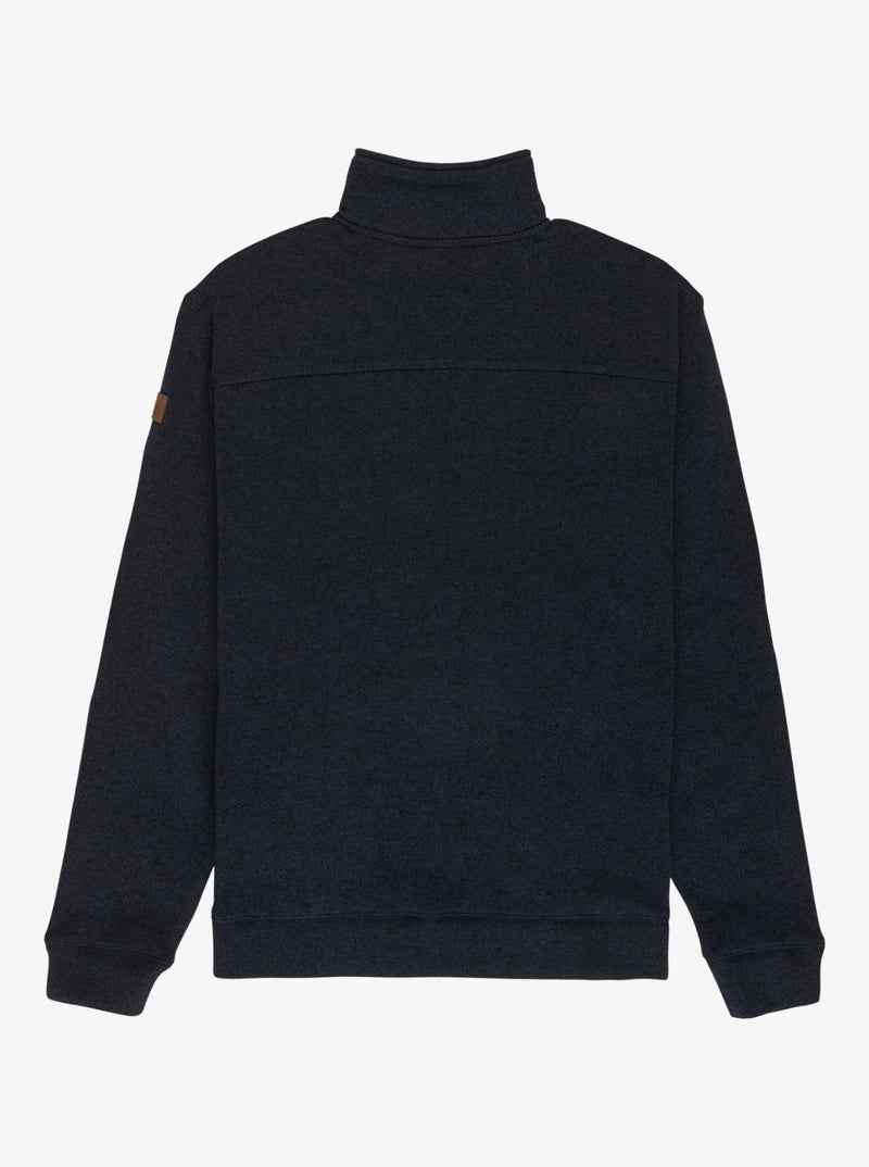 Load image into Gallery viewer, Quiksilver Men&#39;s Keller Quarter Zip Fleece Dark Navy Heather EQYFT05114-KTPH
