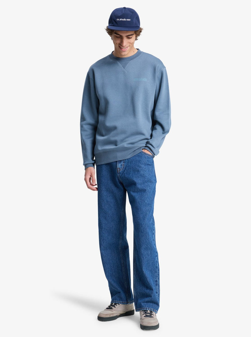 Load image into Gallery viewer, Quiksilver Men&#39;s Salt Water Graphic Sweatshirt China Blue EQYFT05127_BND0

