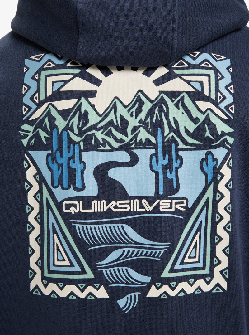 Load image into Gallery viewer, Quiksilver Men&#39;s Graphic Hoodie Dark Navy EQYFT05131-KTP0
