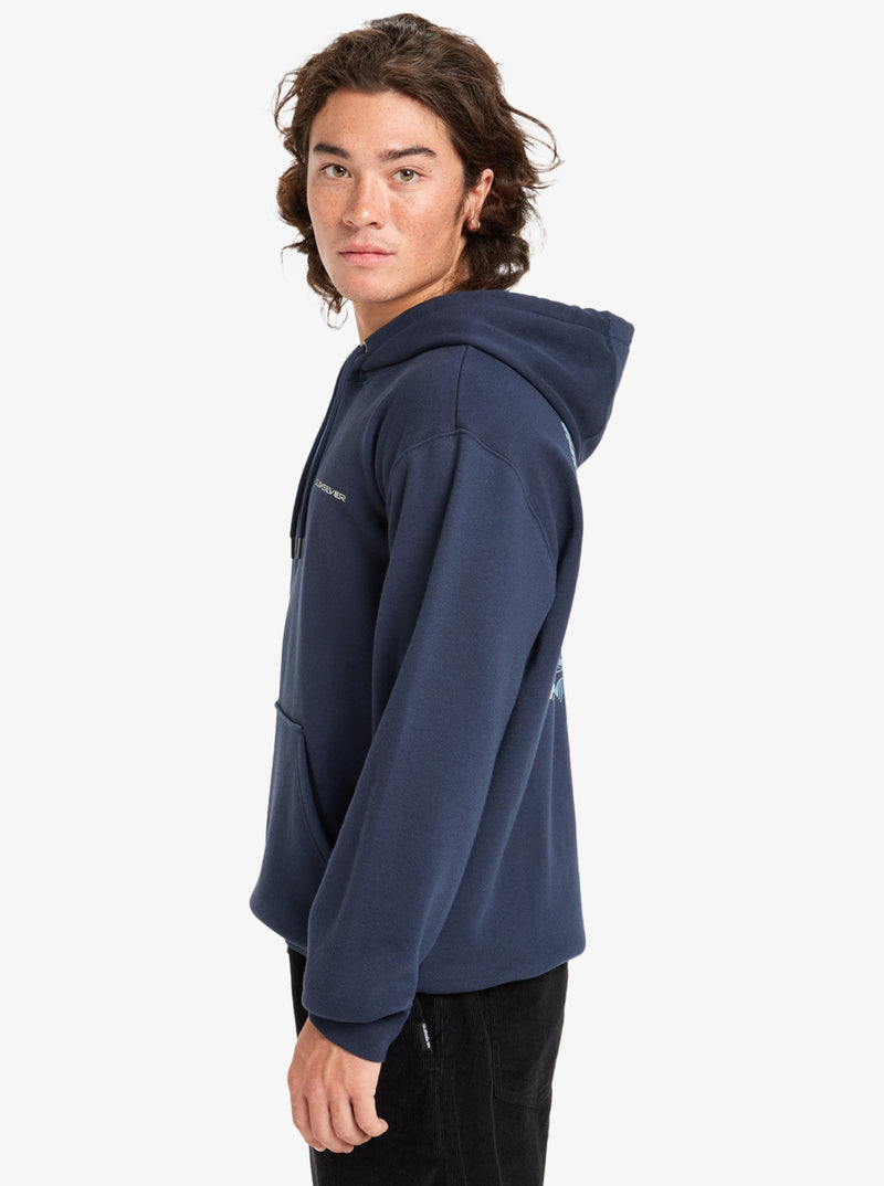 Load image into Gallery viewer, Quiksilver Men&#39;s Graphic Hoodie Dark Navy EQYFT05131-KTP0

