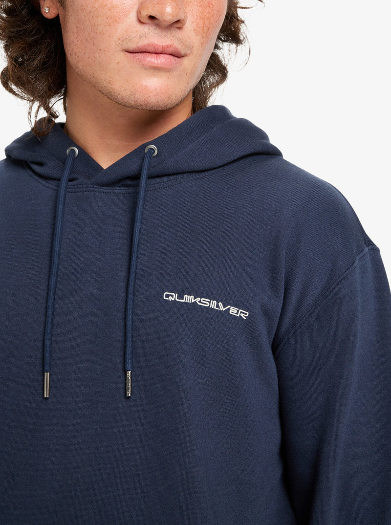 Load image into Gallery viewer, Quiksilver Men&#39;s Graphic Hoodie Dark Navy EQYFT05131-KTP0

