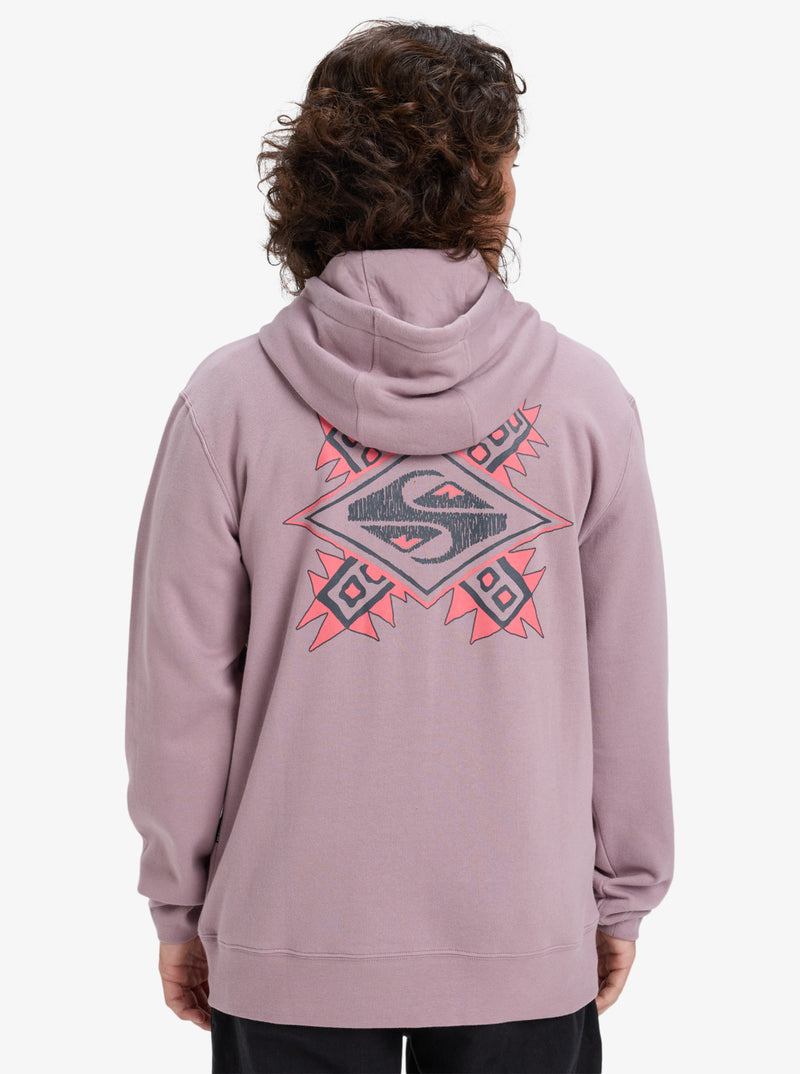 Load image into Gallery viewer, Quiksilver Men&#39;s Graphic Hoodie Elderberry EQYFT05131-PKM0
