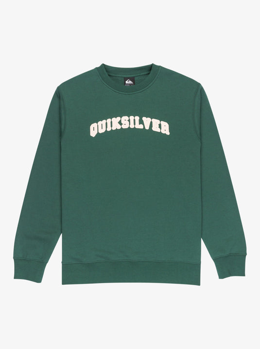 Quiksilver Men's Graphic Sweatshirt Trekking Green EQYFT05132_TKR