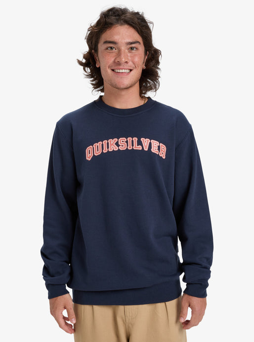 Quiksilver Men's Graphic Sweatshirt Dark Navy EQYFT05132_KTP0