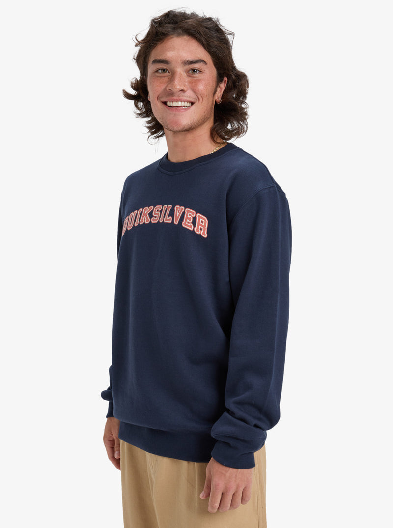 Load image into Gallery viewer, Quiksilver Men&#39;s Graphic Sweatshirt Dark Navy EQYFT05132_KTP0
