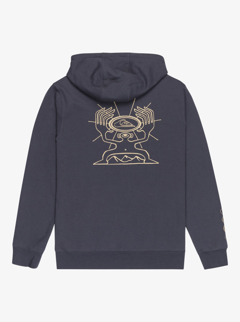 Load image into Gallery viewer, Quiksilver Men&#39;s Graphic Full Zip Hoodie India Ink EQYFT05133-KSH0
