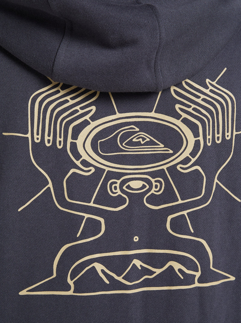 Load image into Gallery viewer, Quiksilver Men&#39;s Graphic Full Zip Hoodie India Ink EQYFT05133-KSH0
