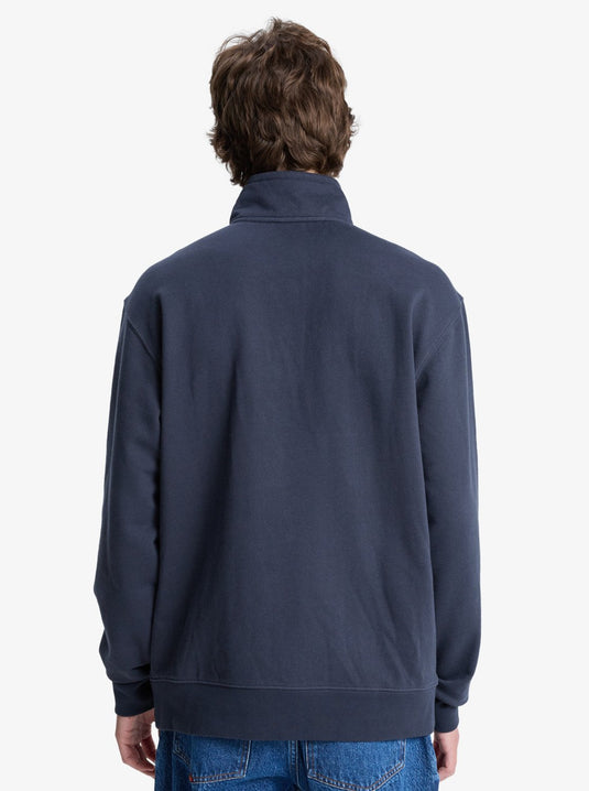Quiksilver Men's 1/4 Quarter Zip Fleece India Ink EQYFT05153_KSH0