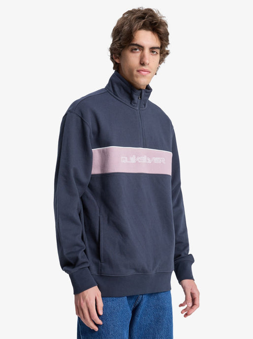 Quiksilver Men's 1/4 Quarter Zip Fleece India Ink EQYFT05153_KSH0