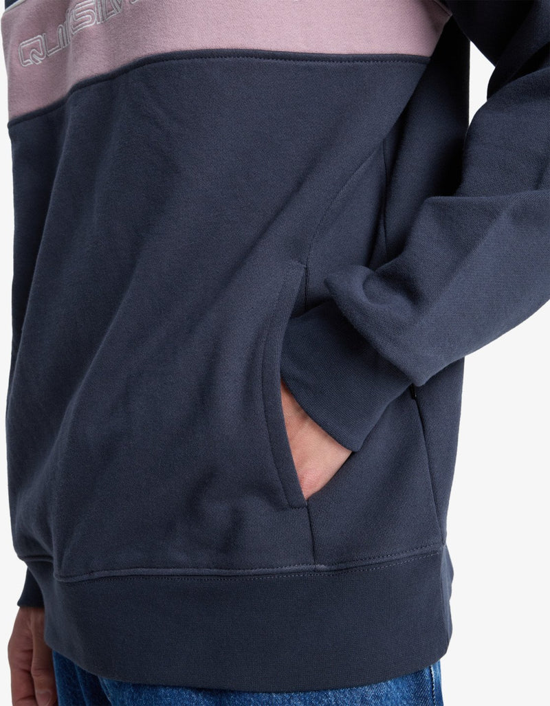 Load image into Gallery viewer, Quiksilver Men&#39;s 1/4 Quarter Zip Fleece India Ink EQYFT05153_KSH0
