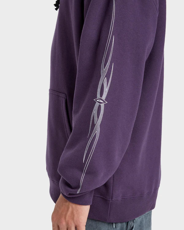 Load image into Gallery viewer, Quicksilver Men's Stretch Tribal Pullover Hoodie Purple EQYFT05157-PRL
