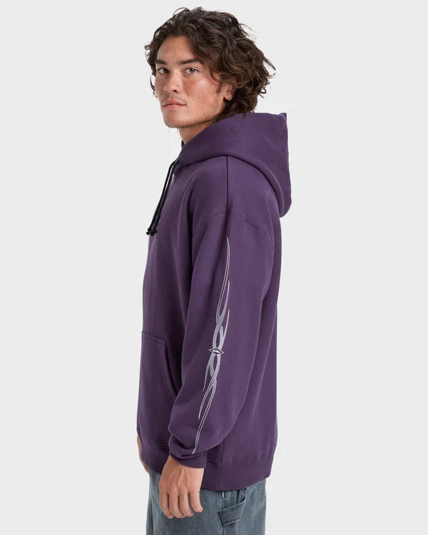 Load image into Gallery viewer, Quicksilver Men's Stretch Tribal Pullover Hoodie Purple EQYFT05157-PRL
