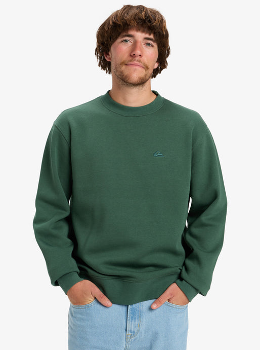 Quiksilver Men's Salt Water Sweatshirt Trekking Green EQYFT05158-TKR