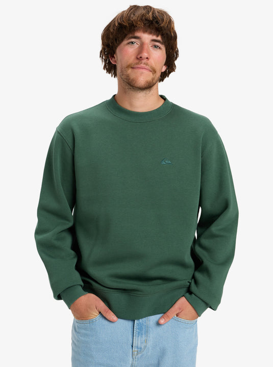 Quiksilver Men's Salt Water Sweatshirt Trekking Green EQYFT05158-TKR
