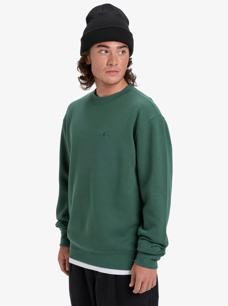 Load image into Gallery viewer, Quiksilver Men&#39;s Salt Water Sweatshirt Trekking Green EQYFT05158-TKR
