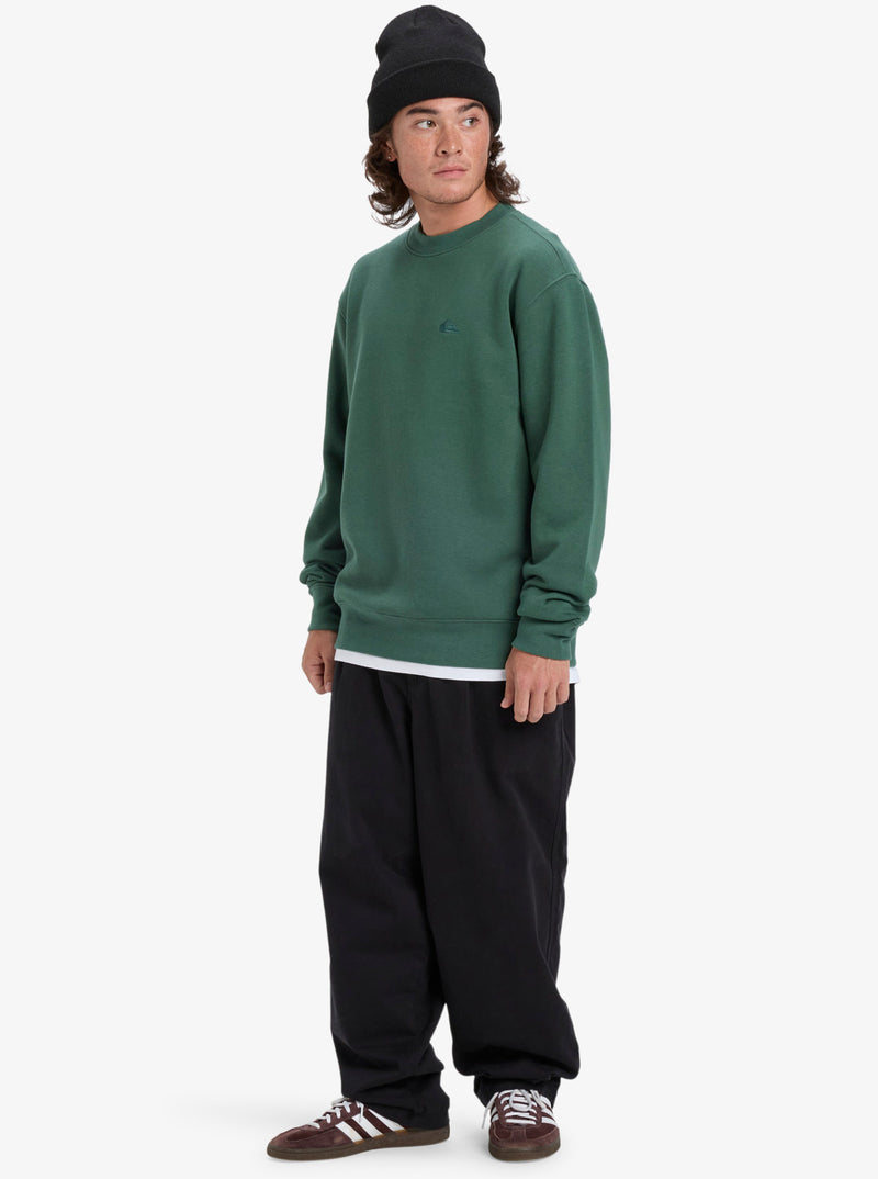 Load image into Gallery viewer, Quiksilver Men&#39;s Salt Water Sweatshirt Trekking Green EQYFT05158-TKR
