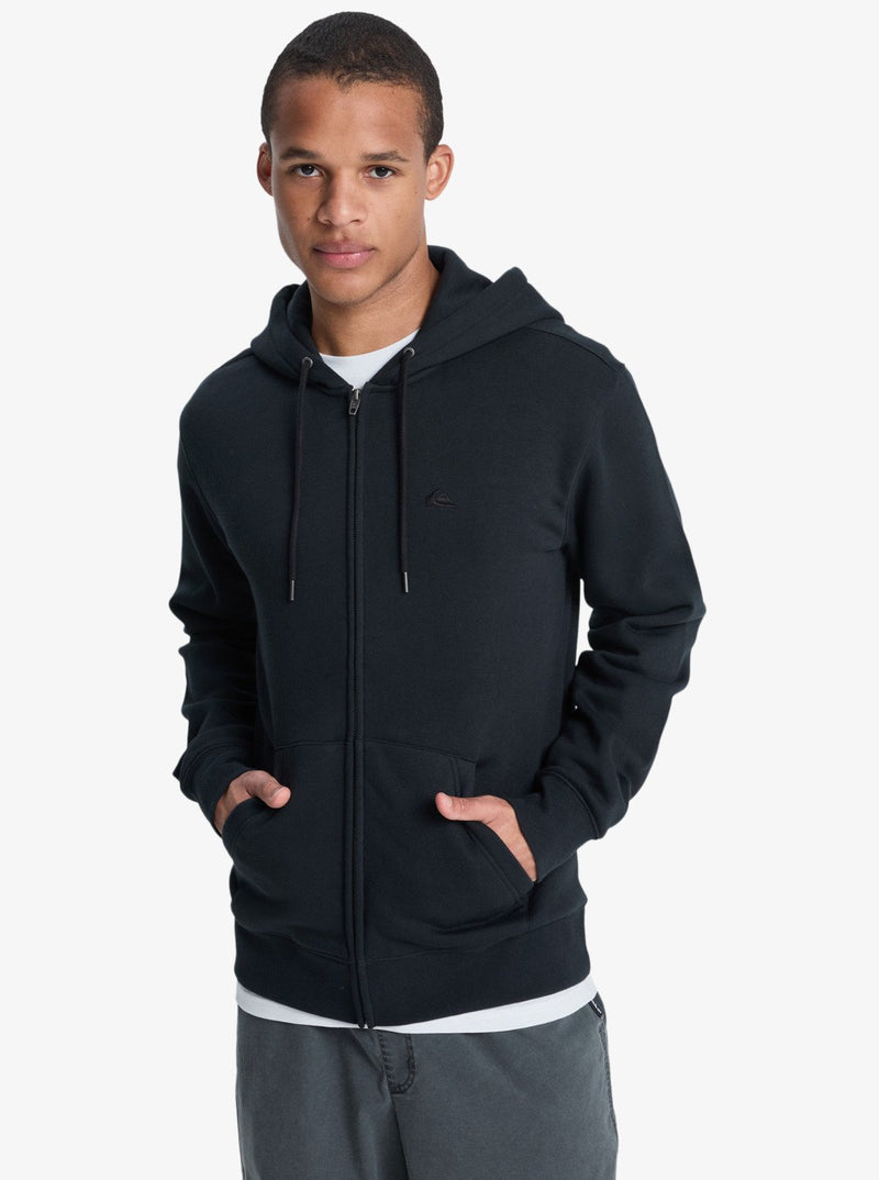 Load image into Gallery viewer, Quiksilver Men&#39;s Salt Water Full Zip Hoodie Black EQYFT05160-KVJ0
