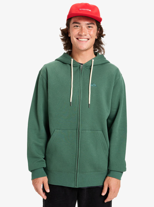 Quiksilver Men's Salt Water Full Zip Hoodie Trekking Green EQYFT05160-TKR