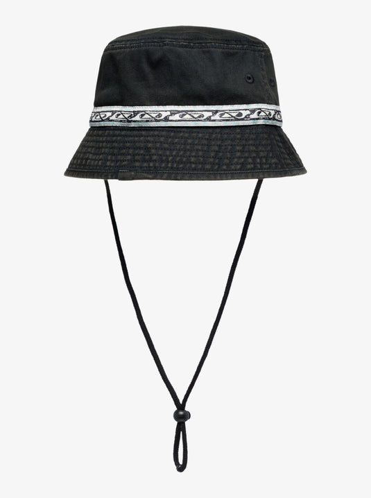 Quiksilver Men's Take Us Back Bucket Hat Dark Shadow EQYHA03414-KRP0