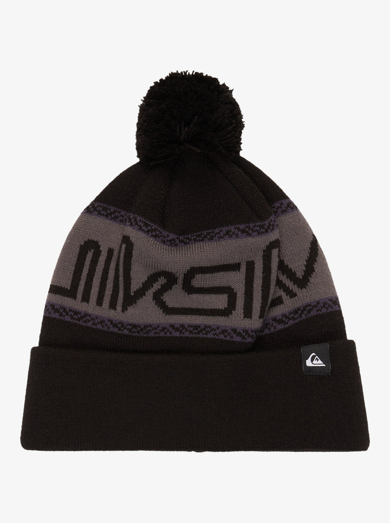 Load image into Gallery viewer, Quiksilver Men&#39;s Summit Beanie True Black EQYHA03427_KVJ0
