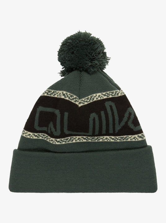 Quiksilver Men's Summit Beanie Trekking Green EQYHA03427_TKR