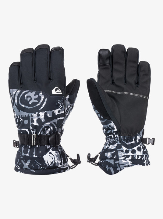 Quiksilver Mission Snowboard/Ski Gloves Snow Heritage True Black EQYHN03181-KVJ1