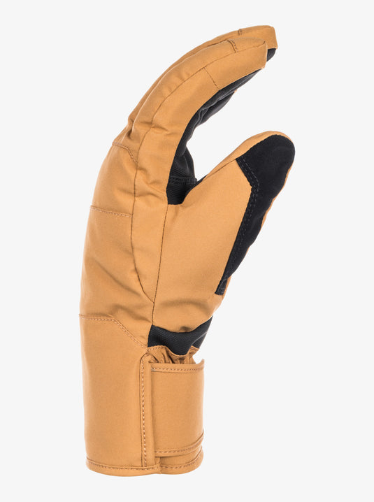 Quiksilver Cross Glove Technical Snowboard/Ski Gloves Bone Brown EQYHN03184-CMT0