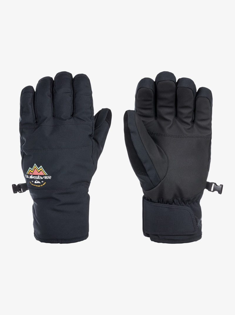 Load image into Gallery viewer, Quiksilver Cross Glove Technical Snowboard/Ski Gloves True Black EQYHN03184-KVJ0
