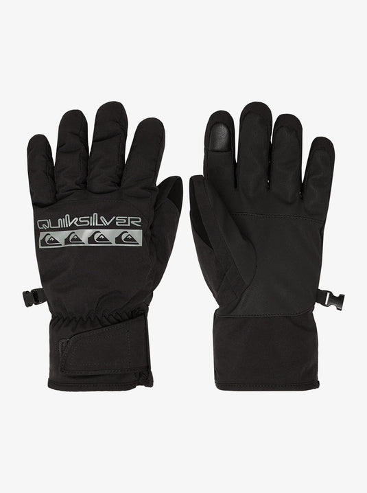 Quiksilver Men's Cross Snow Gloves True Black EQYHN03191-KVJ0