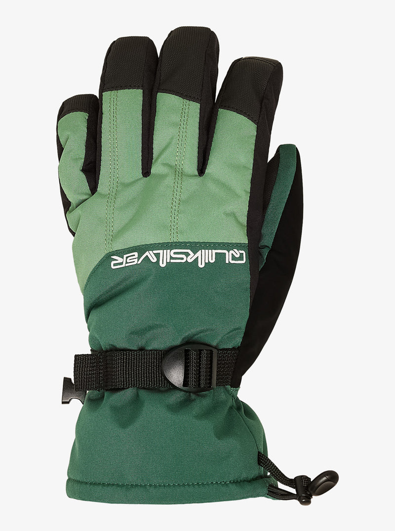 Load image into Gallery viewer, Quiksilver Men&#39;s Mission Snow Gloves Trekking Green EQYHN03193-TKR
