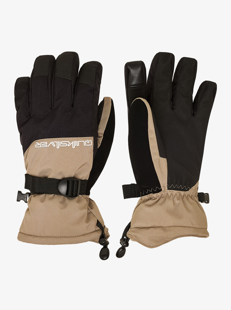 Load image into Gallery viewer, Quiksilver Men&#39;s Mission Snow Gloves Fallen Rock EQYHN03193-TZC0
