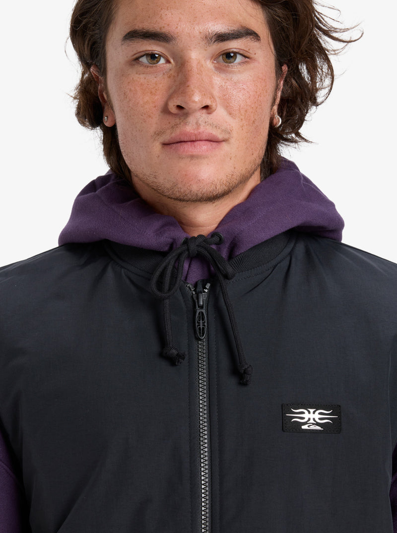 Load image into Gallery viewer, Quiksilver Men&#39;s Wasted Gillet Snow Jacket True Black EQYJK04155-KVJ0
